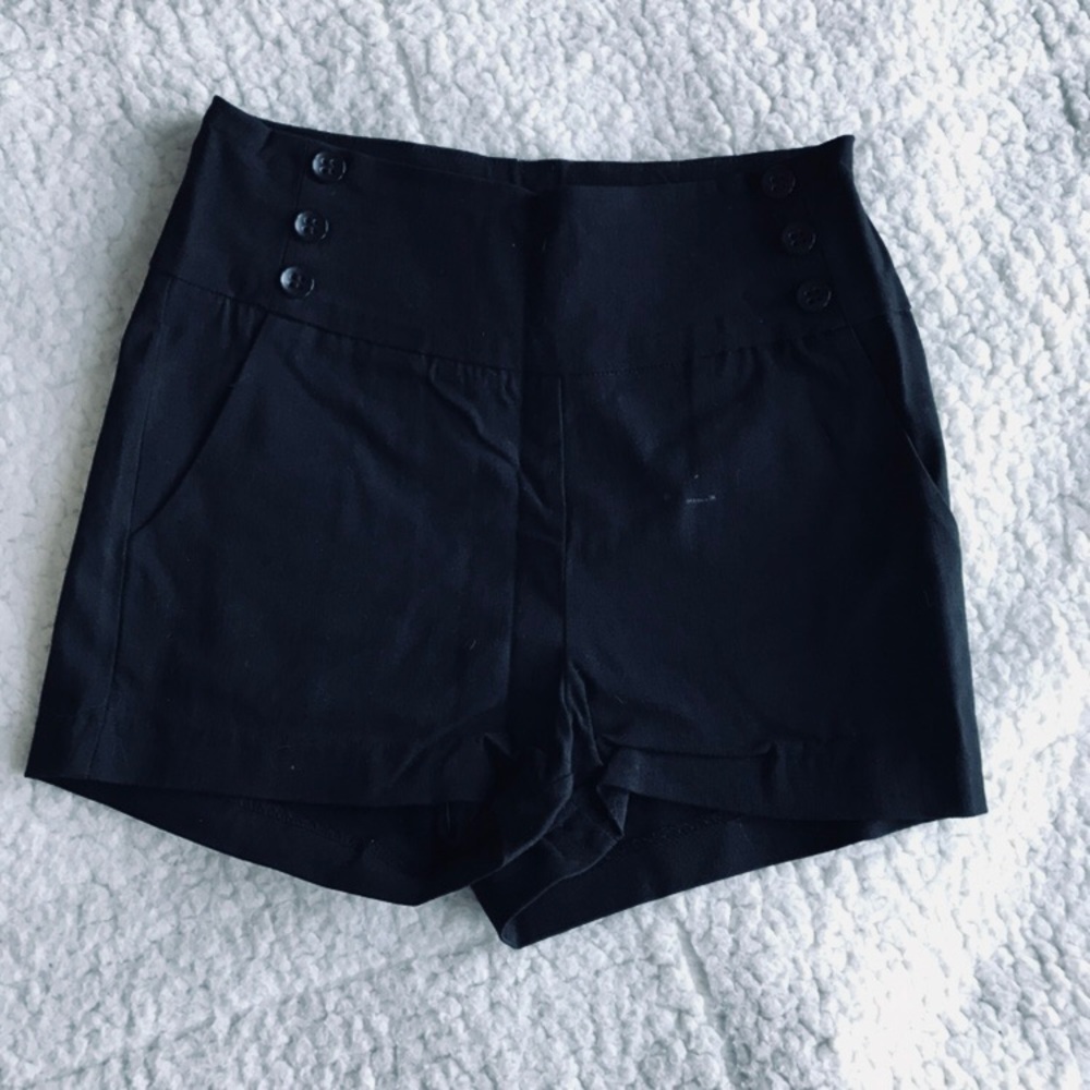 High Waisted Sailor Shorts